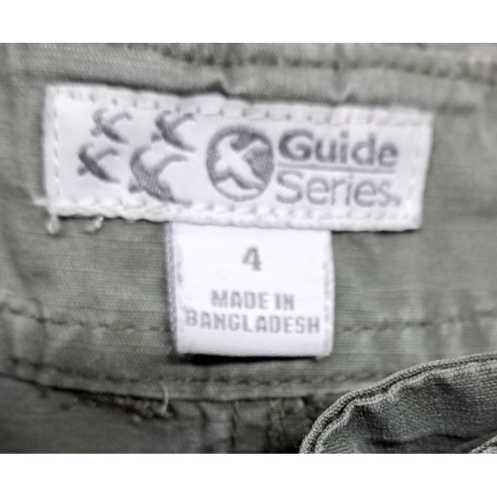 Guide Series Shorts Womens Sz 4Khakis Outdoor Hiking Ripstop Cargo Pockets - Picture 3 of 9
